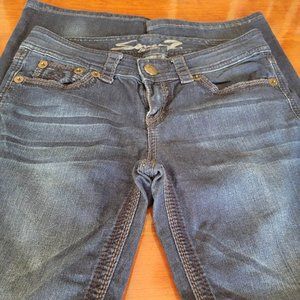 Seven7 jeans Bootcut dark wash size 8